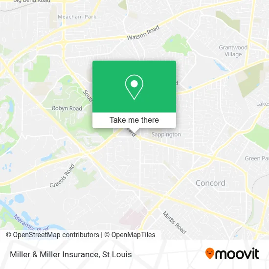 Miller & Miller Insurance map