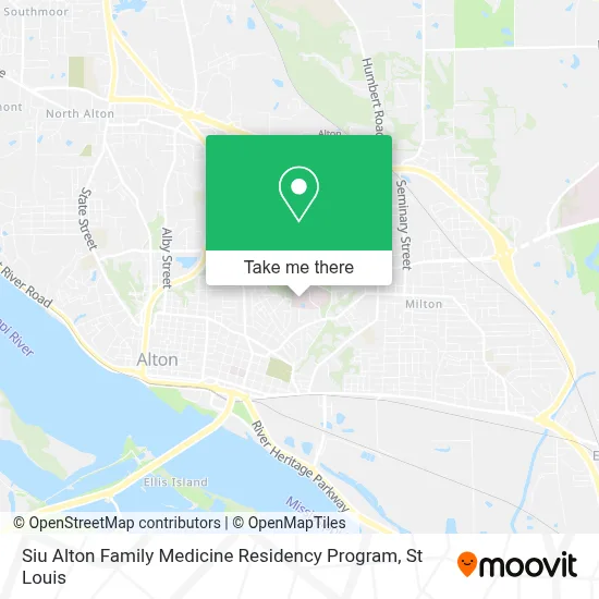 Siu Alton Family Medicine Residency Program map