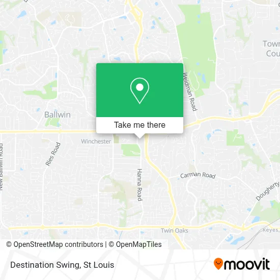 Destination Swing map
