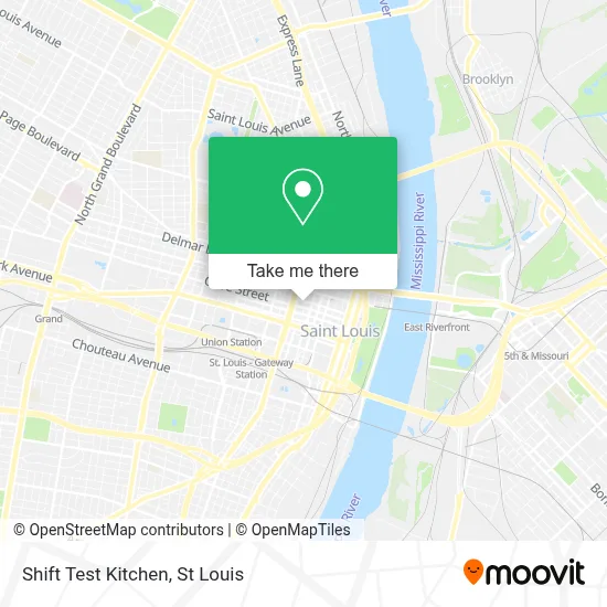 Shift Test Kitchen map