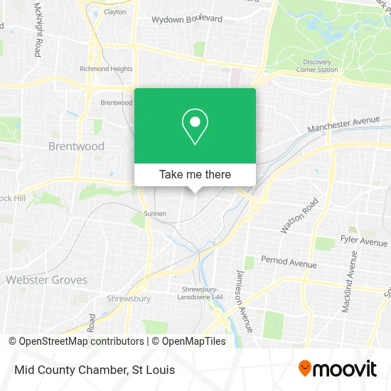 Mid County Chamber map