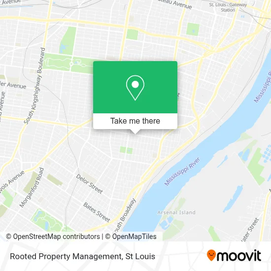 Rooted Property Management map
