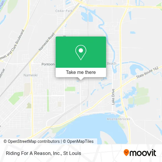 Riding For A Reason, Inc. map