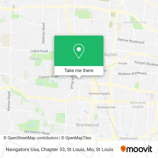 Navigators Usa, Chapter 33, St Louis, Mo map