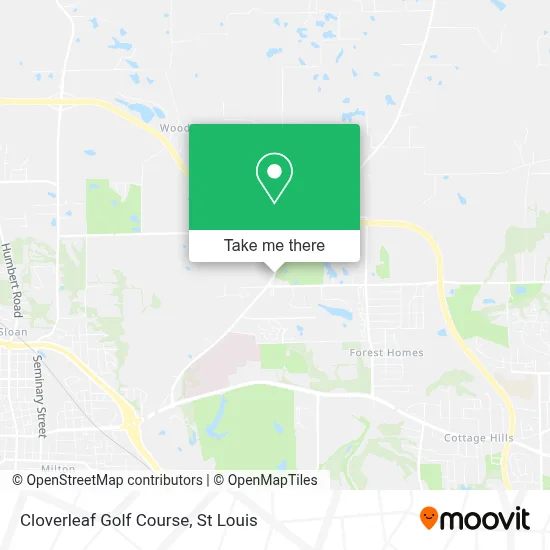 Cloverleaf Golf Course map