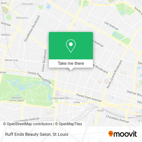 Ruff Ends Beauty Salon map