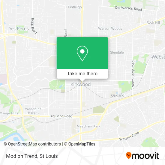 Mod on Trend map