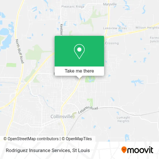 Rodriguez Insurance Services map