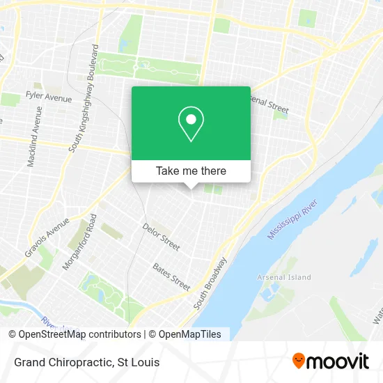 Grand Chiropractic map