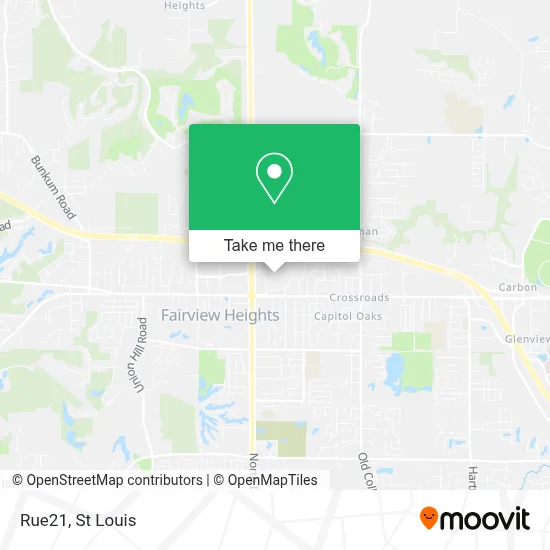 Rue21 map