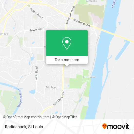 Radioshack map