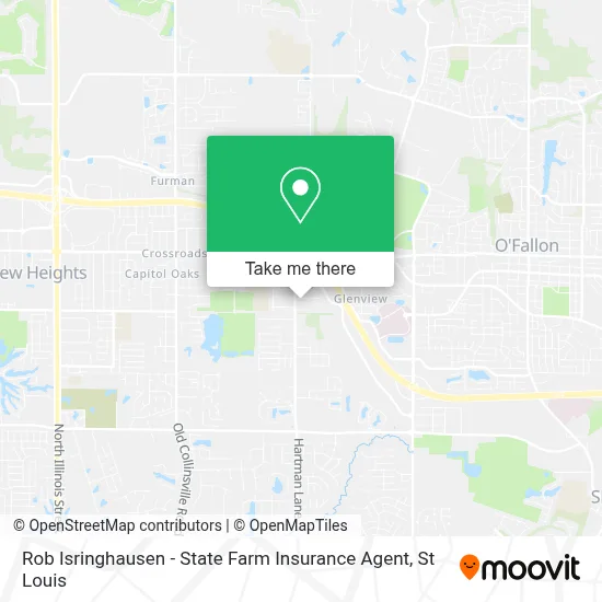 Rob Isringhausen - State Farm Insurance Agent map