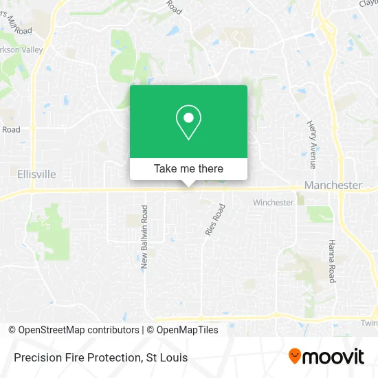 Precision Fire Protection map