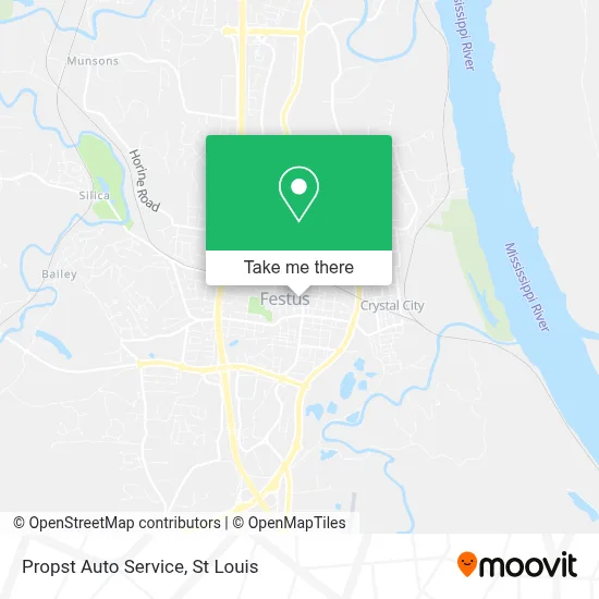 Propst Auto Service map