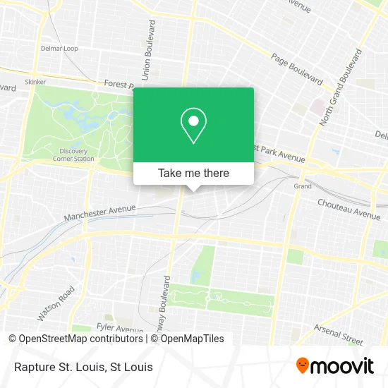 Rapture St. Louis map