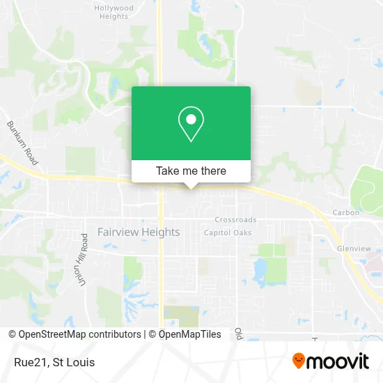 Rue21 map