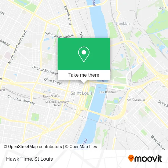 Hawk Time map