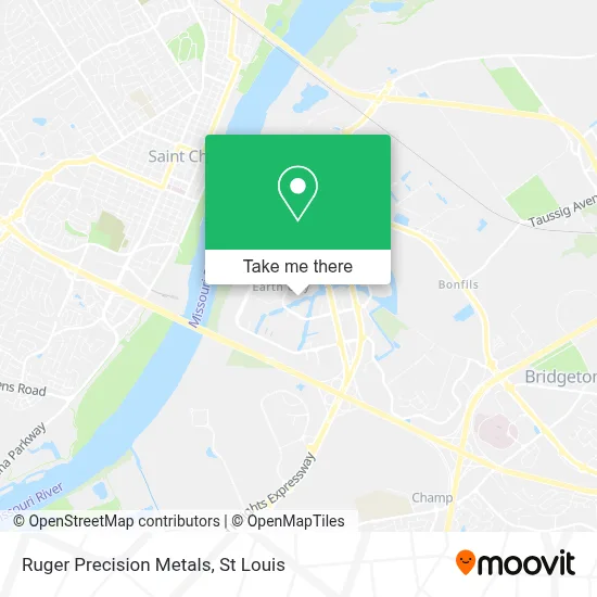Ruger Precision Metals map
