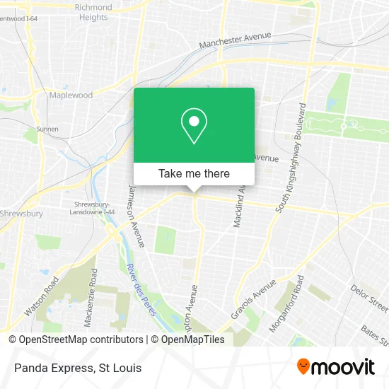Panda Express map