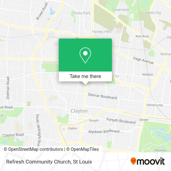 Refresh Community Church map