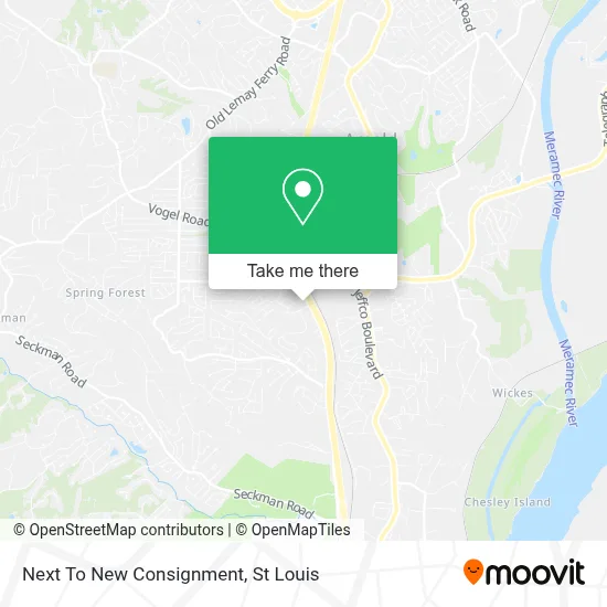 Next To New Consignment map
