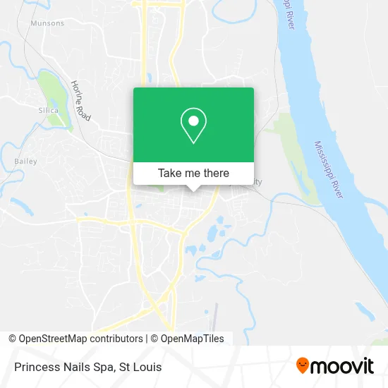 Princess Nails Spa map