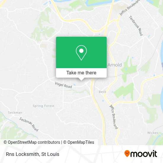 Rns Locksmith map