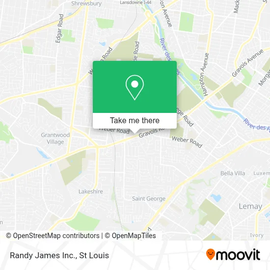 Randy James Inc. map
