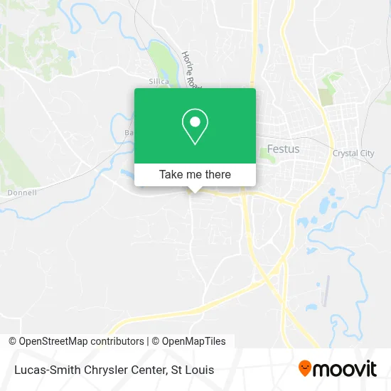 Lucas-Smith Chrysler Center map