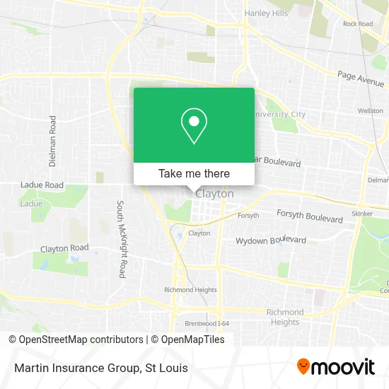 Martin Insurance Group map