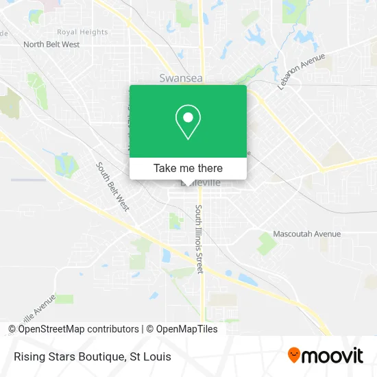 Rising Stars Boutique map