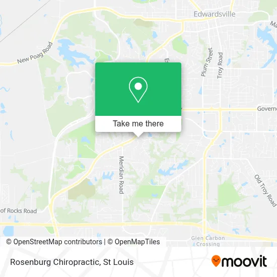 Rosenburg Chiropractic map