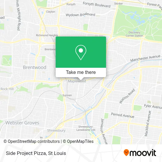 Side Project Pizza map