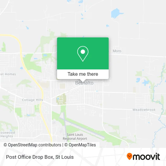 Post Office Drop Box map