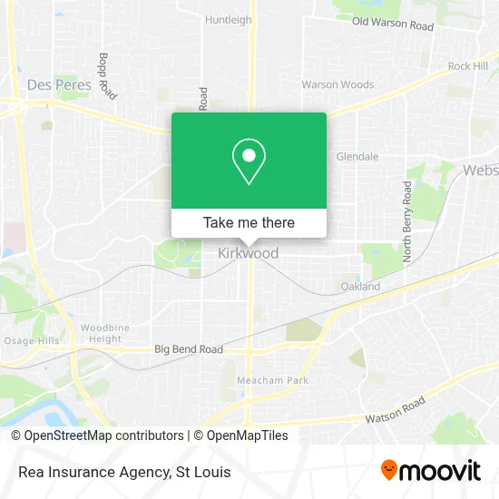 Rea Insurance Agency map