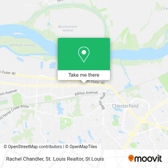 Rachel Chandler, St. Louis Realtor map