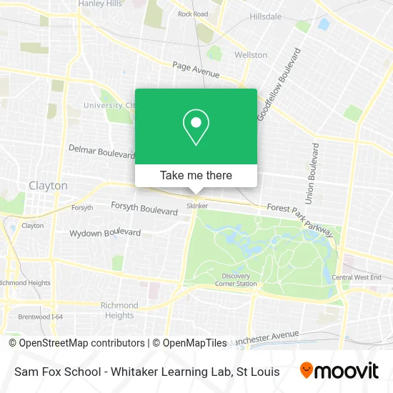 Sam Fox School - Whitaker Learning Lab map