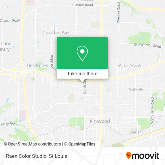 Raen Color Studio map