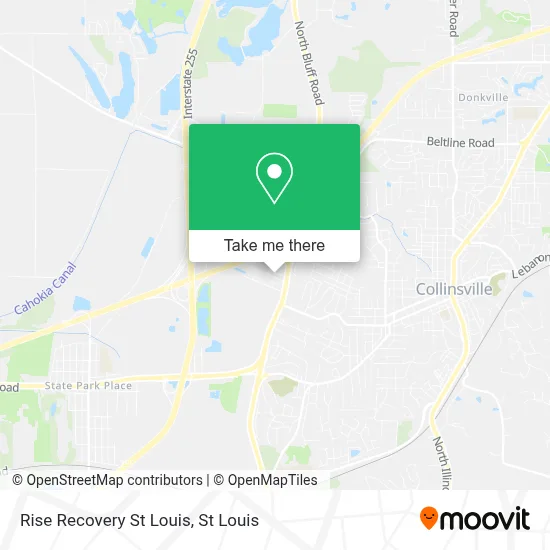 Rise Recovery St Louis map