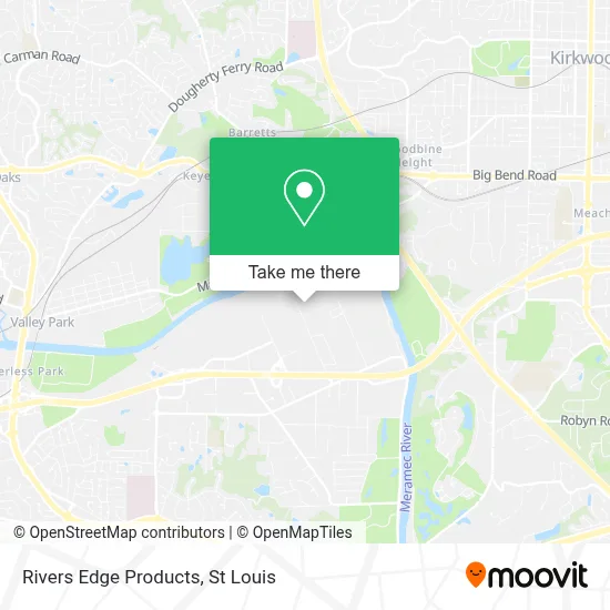 Rivers Edge Products map