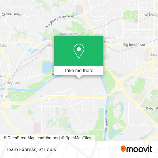 Team Express map