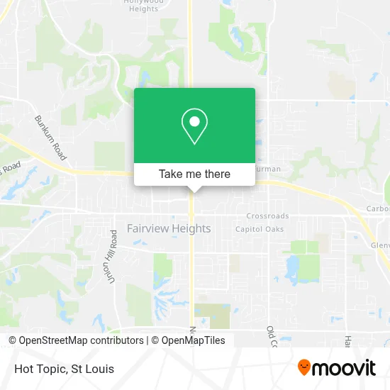 Hot Topic map