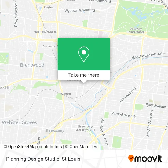 Planning Design Studio map