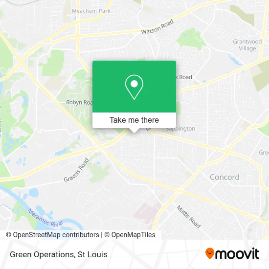 Green Operations map