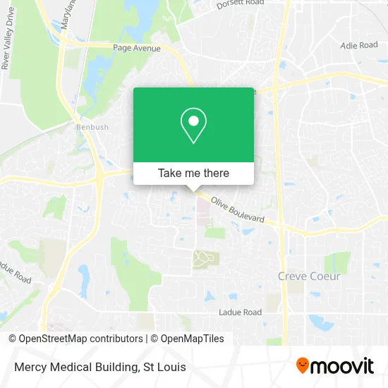 Mercy Medical Building map