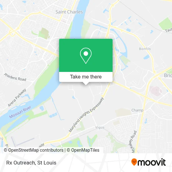 Rx Outreach map