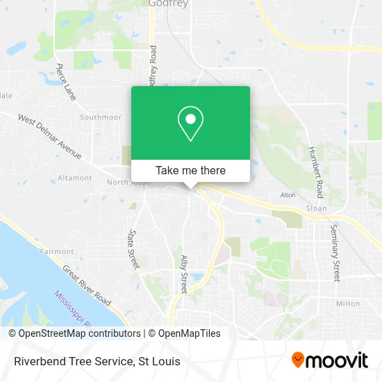 Riverbend Tree Service map