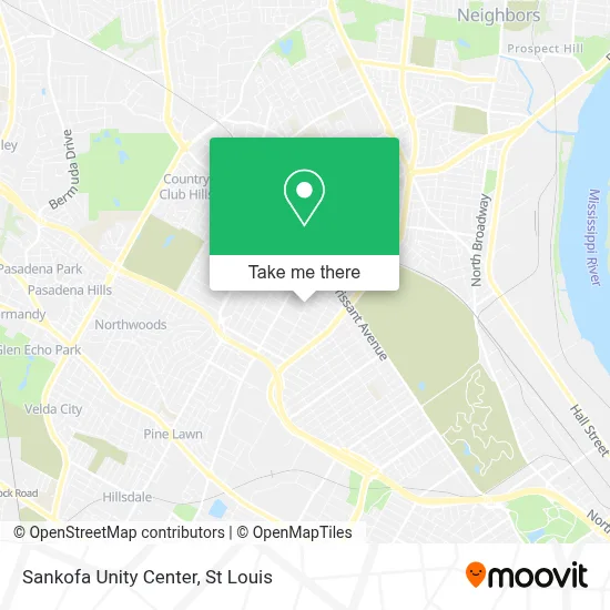 Sankofa Unity Center map