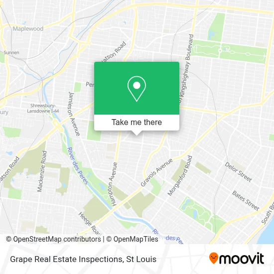 Grape Real Estate Inspections map