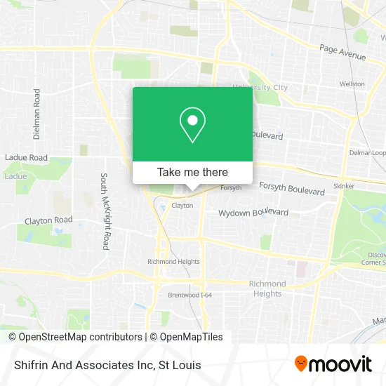 Shifrin And Associates Inc map